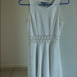 white sun dress